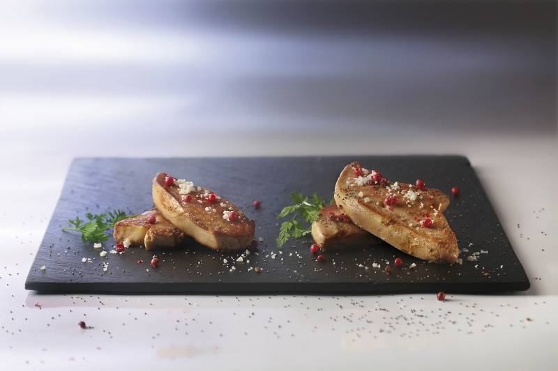 Escalope de foie gras de canard cru