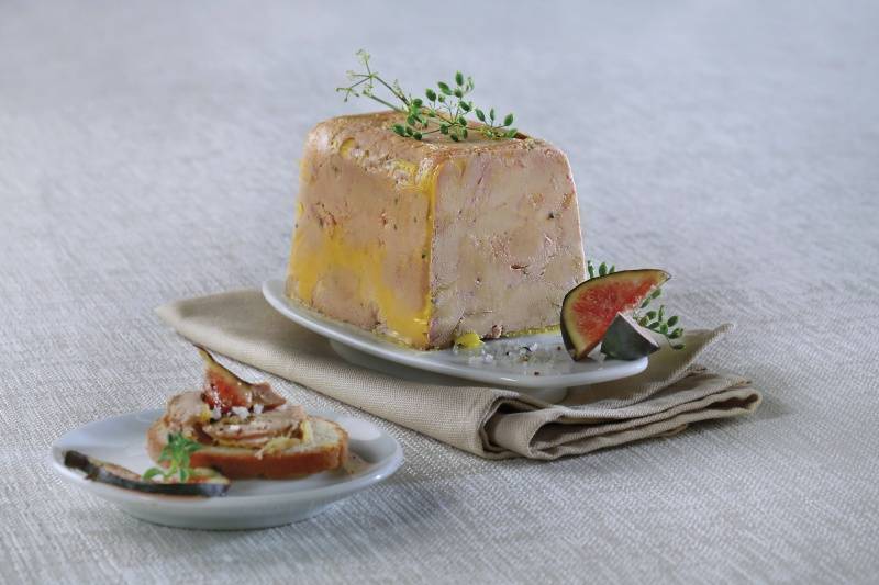 Foie gras entier coteaux du layon fleur de sel