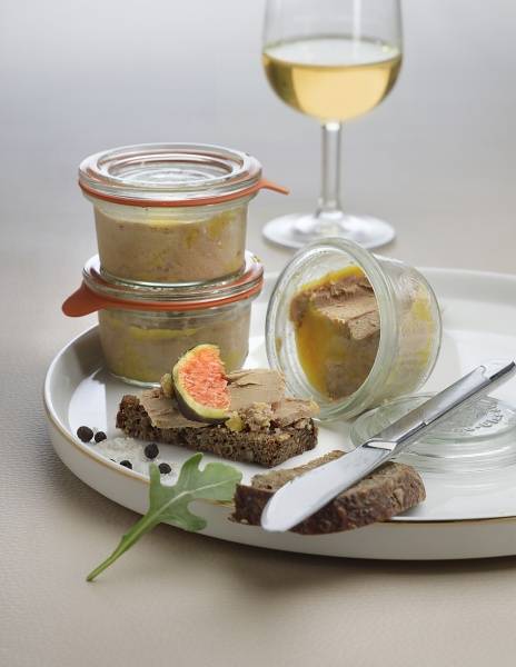 Verrine de foie gras entier du Sud-Ouest