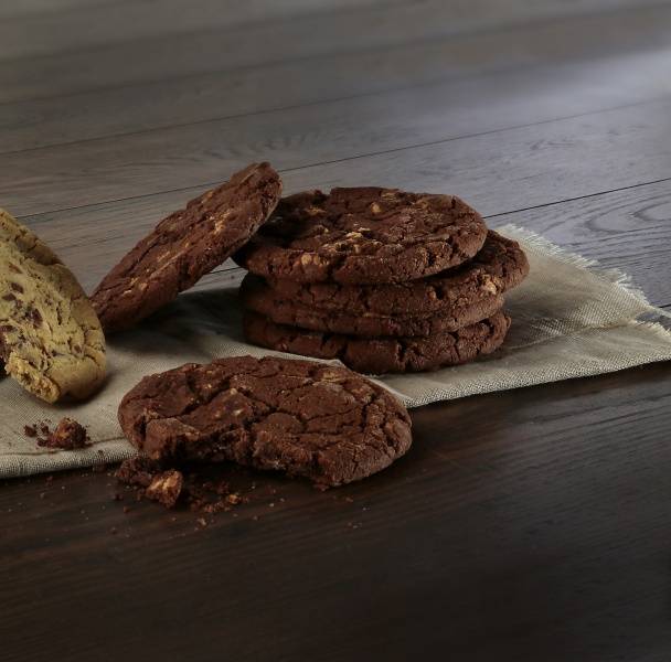 Maxi cookie triple chocolat